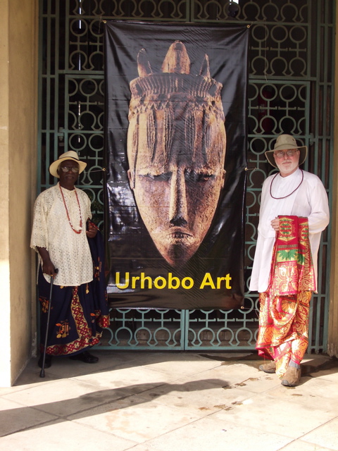 Bruce Onobrakpeya and Perkins Foss, 2005