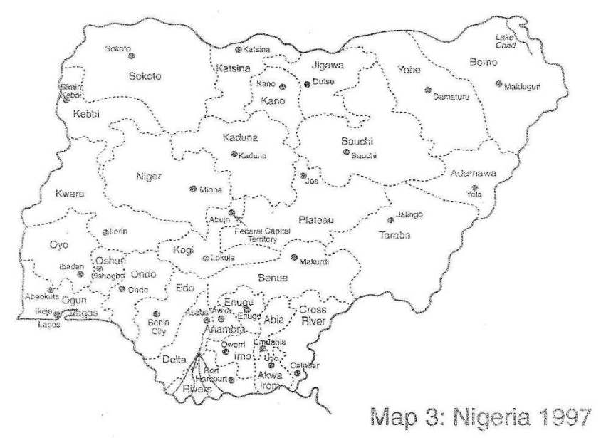 Nigeria's 36 State Federation